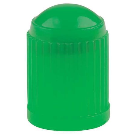 Green Plastic Sealing Valve Cap, PK1000 MPN:A-100-VC-8G