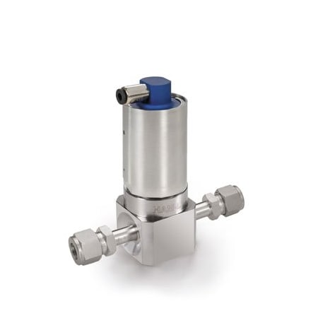 Actuated Valve, 2 Port UCV, Tube Fit 8 mm MPN:HM20-4VKLC-LL8MM
