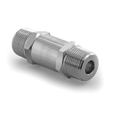 Check Valve, Poppet, Inline, Let-Lok MPN:H-400HP-SS-L-6MM-3 PSI