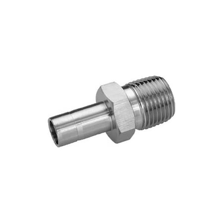 Strt, SS, Tube 12 mm, MNPT 1/2 in MPN:739LM SS 12MMX 3/4