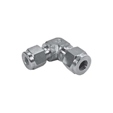 Elbow, SS, Comp. 6 mm, Comp. 3/8 in MPN:765LR SS 6MM X 1/4