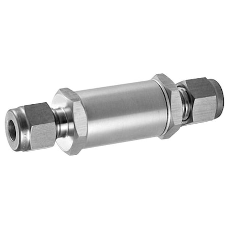 Inline Filter, 3 15/32 in L, 2, 500 psi MPN:H-600-SS-L-1/2-0.5