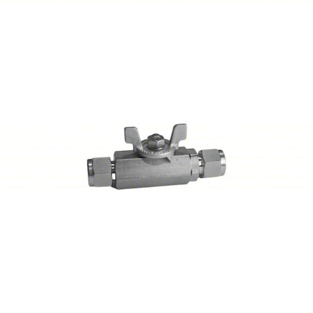 Manual Two-Way Ball Valve, Straight, Tee MPN:H-700-SS-L-3/4-T-BH