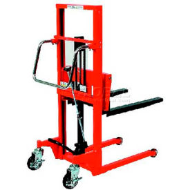 HAMACO Hydraulic Stacker HFH-HS200-9 - Step Type - 440 Lb. Capacity - 35.4