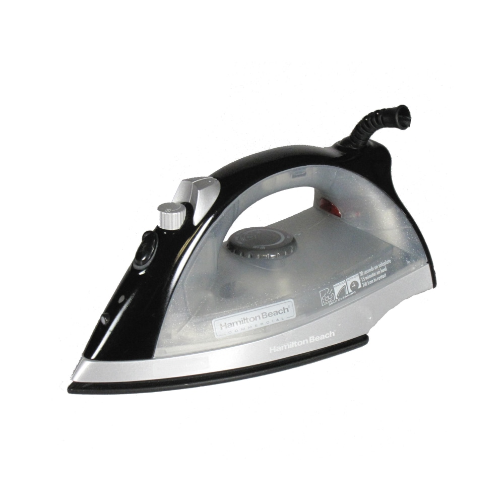 Hamilton Beach Commercial Lightweight Steam Iron, Silver, 10-13/16in x 5-15/16in x 4-13/16in, Total Qty 1 MPN:HIR200B