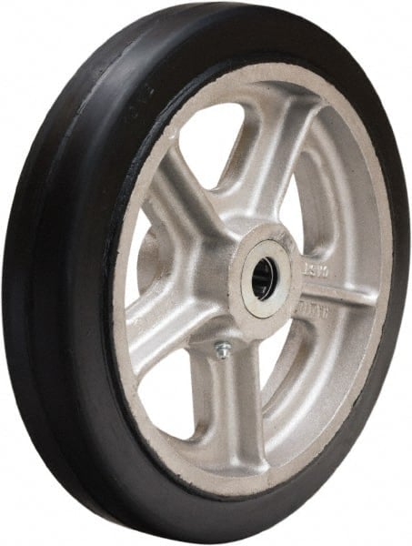Rubber Caster Wheel: Rubber on Aluminum, 1