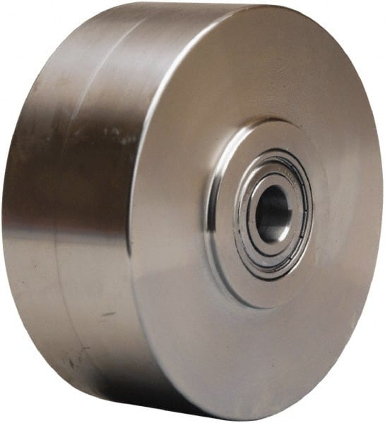 Caster Wheel: Stainless Steel, 0.5