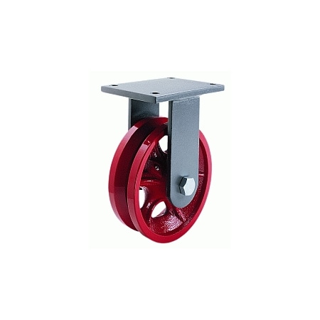 Rigid Caster, Ch 10X3 V-Grooved MPN:R-CH-10VT