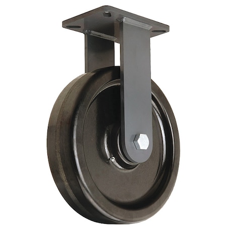 Plate Caster, Rigid, Phenolic, 15 1/2