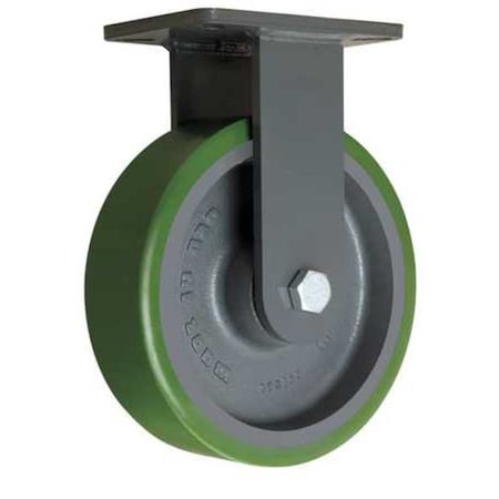 Plte Castr, Rgd, Poly, 10 in, 3000 lb., Grn, A MPN:R-CH-13DB