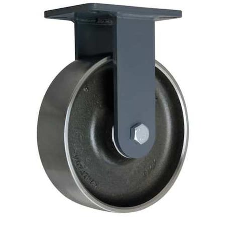 Plte Caster, Rgd, Frgd Stel, 10 in., 4000 lb MPN:R-CH-13FSB
