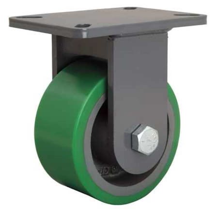 Plte Caster, Rgd, Poly, 6 in., 2200 lb. MPN:R-CH-63DB