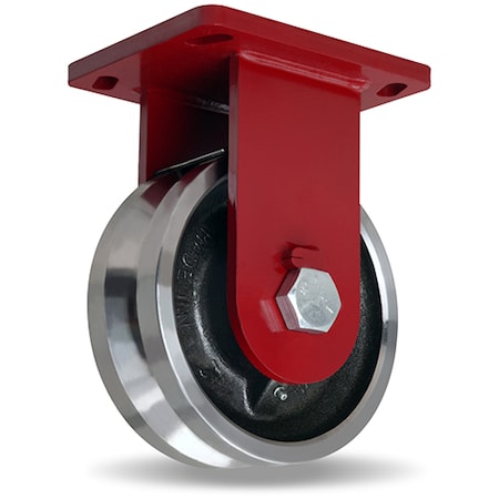Rigid Caster, Epsd 8X4 V-Grooved MPN:R-EPSD-84FVH