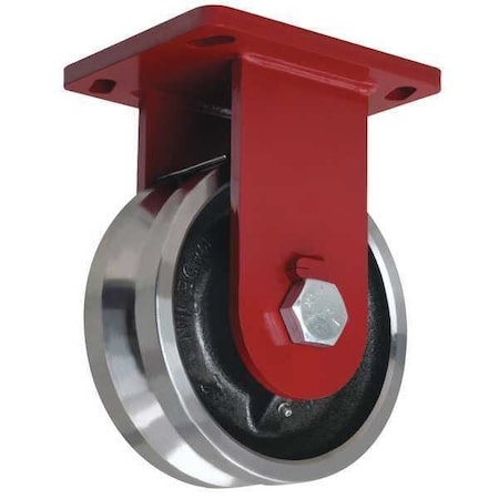 Plate Caster, Rigid, 8000 lb., 8