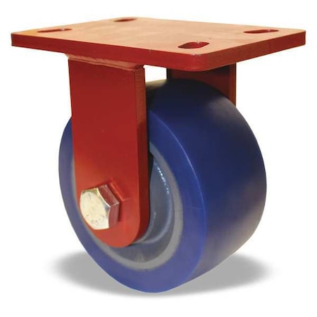 Plte Caster, Rgd, Poly, 6 in., 2450 lb. MPN:R-FM-63EGB