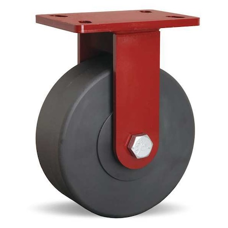 Plte Caster, Rgd, Nylon, 8 in., 3200 lb. MPN:R-FM-83NYB