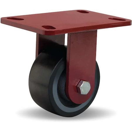 Plte Caster, Rgd, Poly, 4 in., 975 lb. MPN:R-HS-4DB70