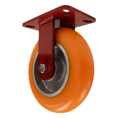 Plate Caster, Steel, Rigid MPN:R-HS-82EMB-FITG-82-ZB