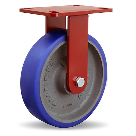 Rigid Caster, Hs 8X2 Poly-Soft MPN:R-HS-8SPT