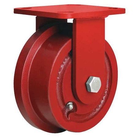 Single-Flanged Castr, Cst Irn, 4-15/16 in. MPN:R-HS-FT51H