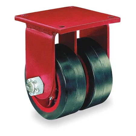 Dual Whel Caster, Rubber, 8 in., 1000 lb. MPN:R-HS2-8R