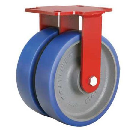 Dual Whl Caster, Polyurthan, 8 in, 2000 lb. MPN:R-HS2-8SPB