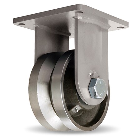 Rigid Caster, Md 8X4 Fs V-Grooved MPN:R-MD-84FVH