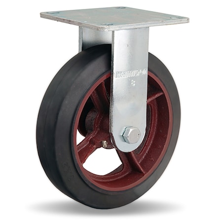 Rigid Caster Ms 8X2 Rubber MPN:R-MS-8R