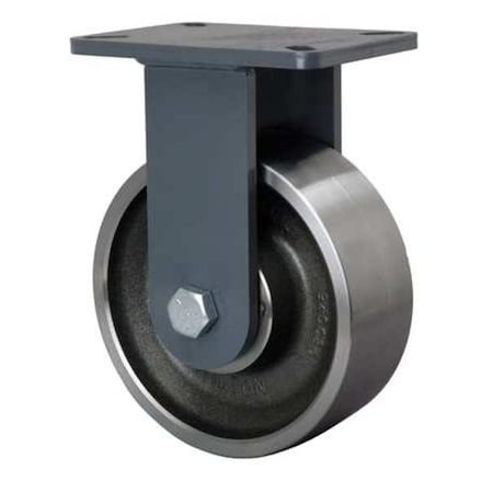 Plte Caster, Rgd, Forged Stel, 8 in, 6000 lb MPN:R-SEC-83FSB