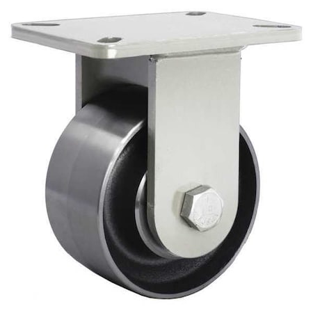 Plate Caster, Rigid, Heavy-Duty, 3500 lb. MPN:R-SECJ-6FSH