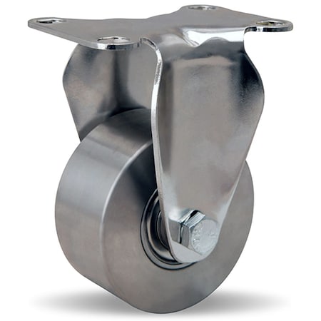 Rigid Caster, Stl 3X1-3/8 Stainless Whl MPN:R-STL-3SB
