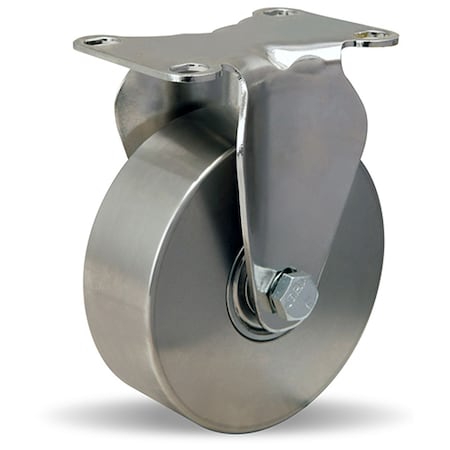 Rigid Caster, Stl 4X1-3/8 Stainless Whl MPN:R-STL-4SZ