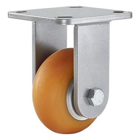 Plate Caster, Steel, Rigid MPN:R-WH-42EMB-ZB