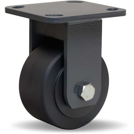 Plte Caster, Rgd, Nylon, 4 in., 2000 lb., B MPN:R-WH-4NYB