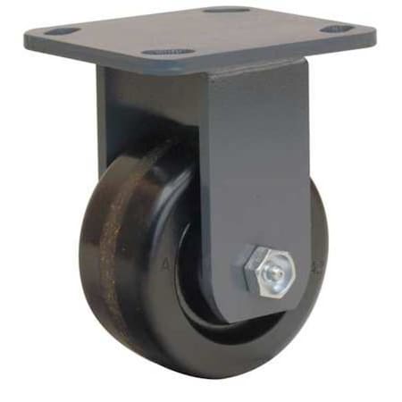 Plte Caster, Rgd, Phenolic, 4 in., 800 lb. MPN:R-WH-4P