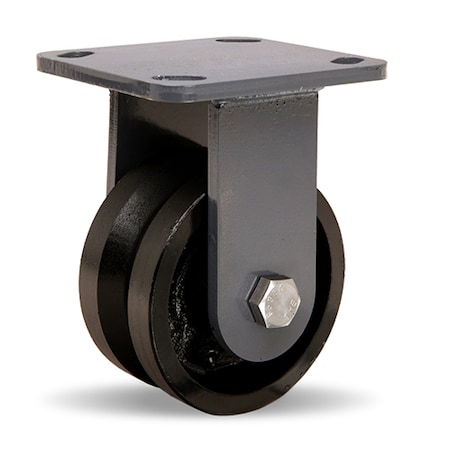 Rigid Caster, Wh 4X2 V-Grooved MPN:R-WH-4V