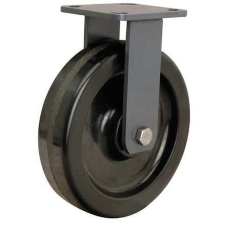 Plt Cstr, Rgd, Phenolic, 8 in., 1400 lb., Blk MPN:R-WH-8P