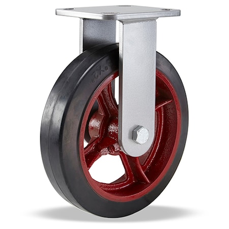Rigid Caster, Wh 8X2 Mort MPN:R-WH-8R
