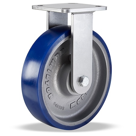 Rigid Caster, Wh 8X2 Poly-Soft MPN:R-WH-8SPT