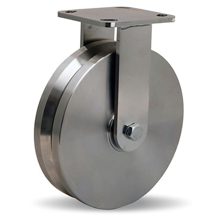 Rigid Caster, Whs 8X2 Ss V-Grooved MPN:R-WHS-8SVZ