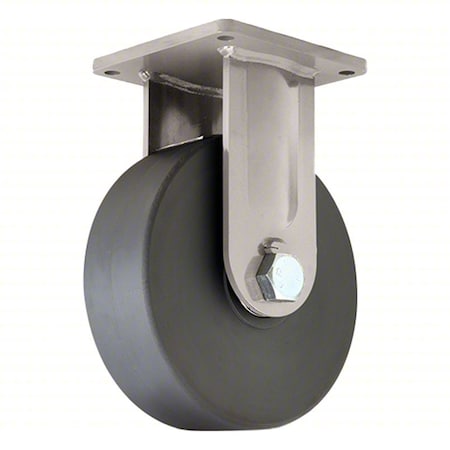 Plate Caster, Rigid, Nylon, 13