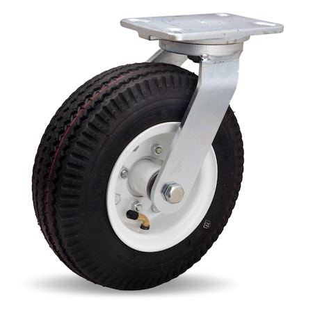 Zinc Plated Cush-N-Aire Swivel Caster, 10
