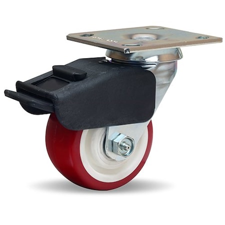 Combination Brake Swivel Caster, 4
