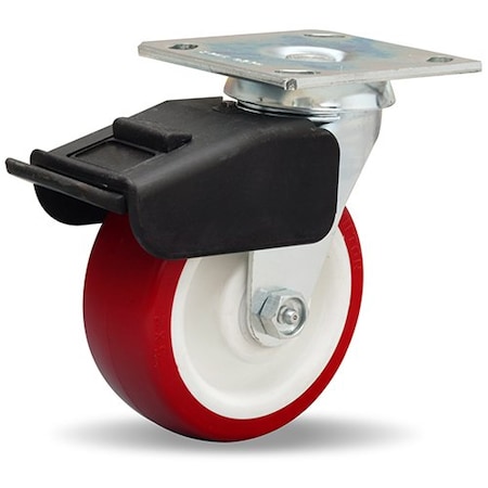 Combination Brake Swivel Caster, 5