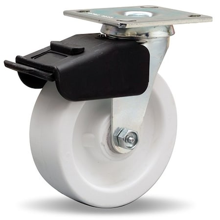 Combination Brake Swivel Caster, 6