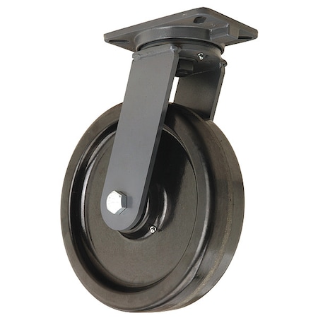 Plate Caster, Swivel, Phenolic, 15 1/2