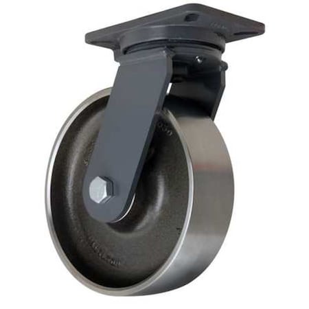 Plate Caster, Swivel, Forged Steel, 10 in, 4000 lb MPN:S-CH-13FSB