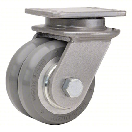 PlateCaster, Swivl, Polyurethane, 4 11/16