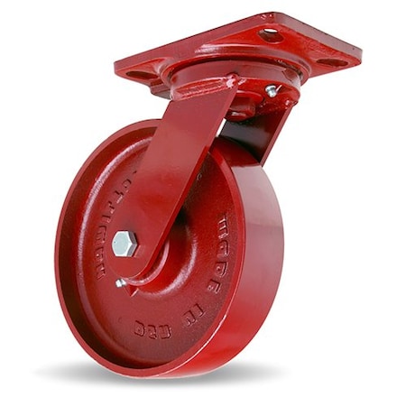 Plte Caster, Swvl, Cast Irn, 8
