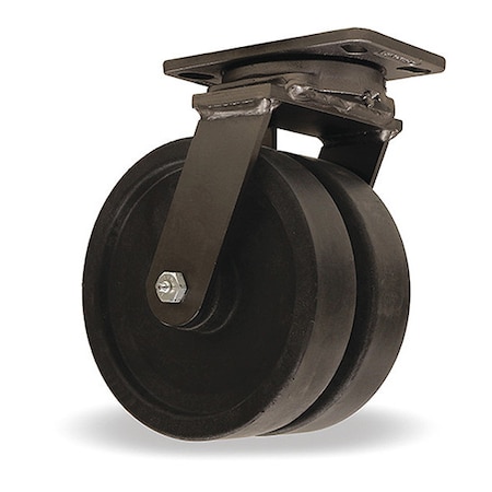 High Heat Dual-Wheel HSK2 Inferno Series Kingpinless Swivel Caster, 8
